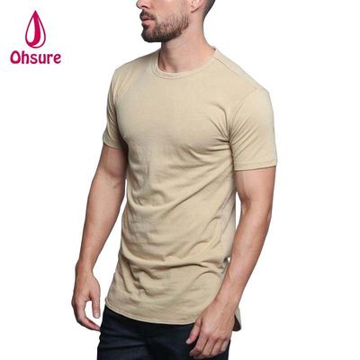 캐주얼 프린트 패턴 넥타이 근육 지원 운동 남성용 의류 Bambu Fabric BoxingT-shirt 인쇄