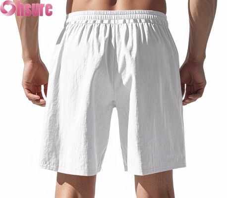 남자용 가벼운 린 캔더 셔틀 쇼트 여름 쉴 수 있는 해변 스포츠 느슨한 피트 중장 유연한 허리 편안한