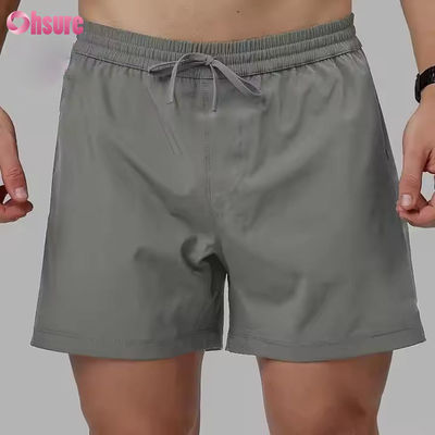 맞춤형 고품질 나일론 스판덱스 스플릿 헤임 두 배층 5 스포츠 2 in 1 체육관 남자용 달리기 쇼트