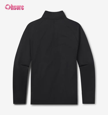 고품질 맞춤 자수 오버사이즈 남성용 크루넥 스웨트셔츠 2XL 100% 면 프렌치 테리 쿼터 지퍼 후디