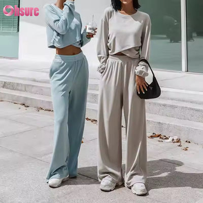 주거용 여성 후디 세트 가을과 겨울 새로운 패션 스포츠 및 레저 후디 세트 여성용 캐주얼 슈트
