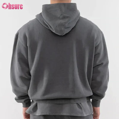 새로운 패션 맞춤 좋은 품질의 헤비웨이트 후디 블랭크 플레인 80% 면 20% 폴리에스터 480 GSM 오버사이즈 따뜻한 후디 끈 없음
