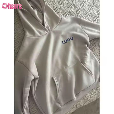 F240140 맞춤형 쇼트 세트 두 조각 세트 여성 장갑 일반 후디 스웨트 및 체육관 쇼트 세트 봄 의류 여성