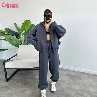 겨울 여성 카디건 스웨터 세트 거북이 목요가 스포츠 편안한 따뜻한 바지 야외 레저 피트니스 세트