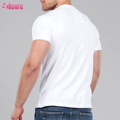 캐주얼 프린트 패턴 넥타이 근육 지원 운동 남성용 의류 Bambu Fabric BoxingT-shirt 인쇄