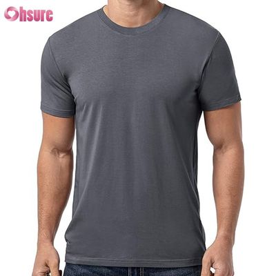 캐주얼 프린트 패턴 넥타이 근육 지원 운동 남성용 의류 Bambu Fabric BoxingT-shirt 인쇄