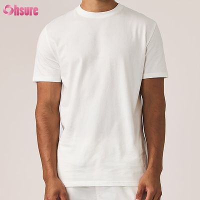 오버사이즈 180-300GSM 헤비웨이트 티셔츠 블랭크 맞춤형 100% 면 남성 티셔츠