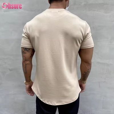 체육관 의류 짧은袖 스포츠 의류 최신 티셔츠 디자인 남성 인쇄 티셔츠