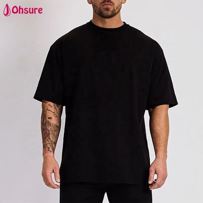 도매 맞춤형 OEM 브랜드 인쇄 오버사이즈 무지 남성 티셔츠 러닝 티 체육관 의류 스포츠 티셔츠 (남성용)