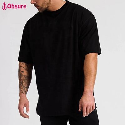 도매 맞춤형 OEM 브랜드 인쇄 오버사이즈 무지 남성 티셔츠 러닝 티 체육관 의류 스포츠 티셔츠 (남성용)
