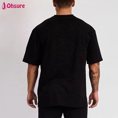도매 맞춤형 OEM 브랜드 인쇄 오버사이즈 무지 남성 티셔츠 러닝 티 체육관 의류 스포츠 티셔츠 (남성용)