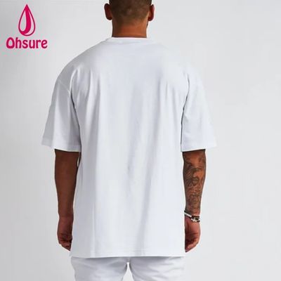 빈 솜 스트리트 웨어 티셔츠 오버사이즈드 드롭 어깨 티셔츠 중량 티셔츠 맞춤형 고품질 인쇄 남자 캐주얼