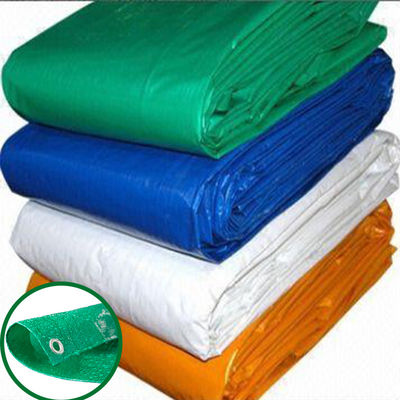 경량 160gsm 240gsm PE 타포린 시트 내구성 방수 UV 방지 PE 타프 롤 더블 그린